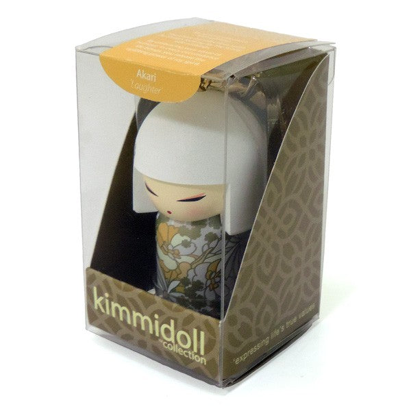 Kimmidoll 日本の女性の名前が付けられたこけしのキーホルダー(AKARI), TGKK254