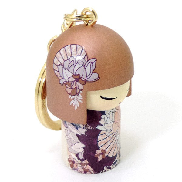 Kimmidoll 日本の女性の名前が付けられたこけしのキーホルダー(SAYA), TGKK257
