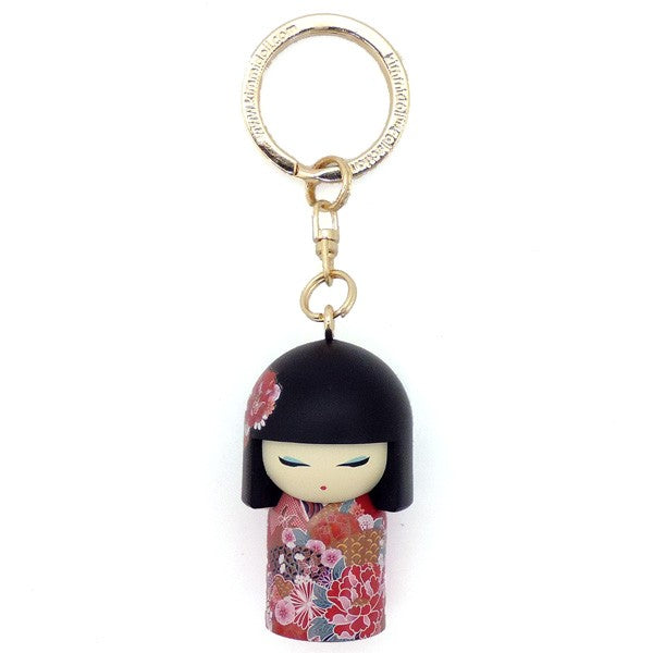 Kimmidoll 日本の女性の名前が付けられたこけしのキーホルダー(HANA), TGKK258