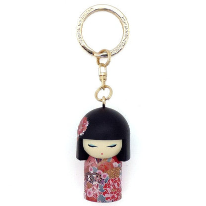Kimmidoll 日本の女性の名前が付けられたこけしのキーホルダー(HANA), TGKK258