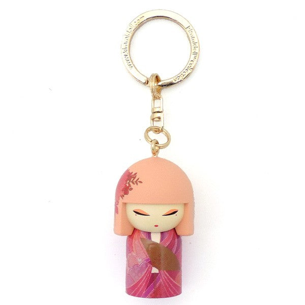 Kimmidoll 日本の女性の名前が付けられたこけしのキーホルダー(AI), TGKK260