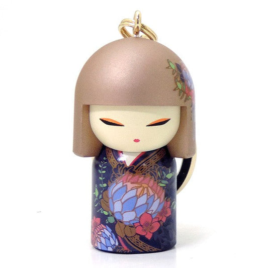 Kimmidoll 日本の女性の名前が付けられたこけしのキーホルダー(SAKURA), TGKK262