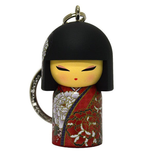 Kimmidoll 日本の女性の名前が付けられたこけしのキーホルダー(MIWA), TGKK269