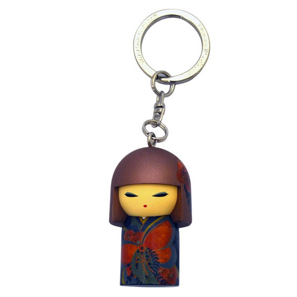 Kimmidoll 日本の女性の名前が付けられたこけしのキーホルダー(SATOMI), TGKK272