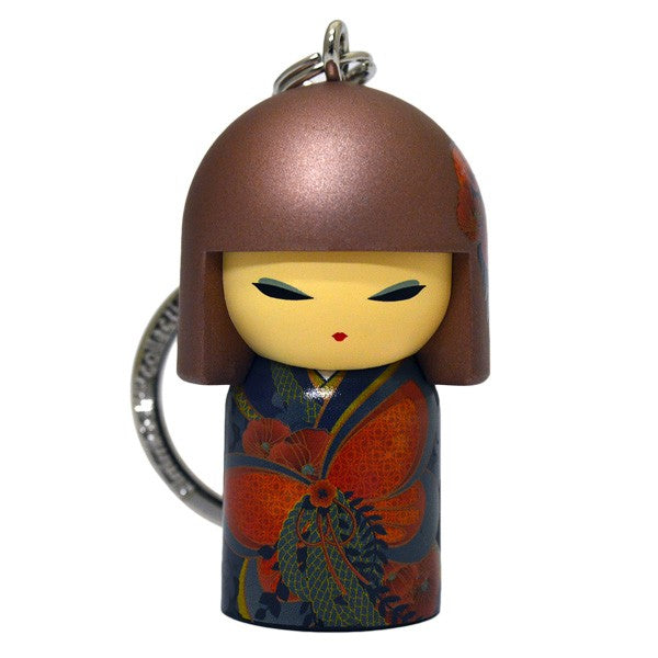 Kimmidoll 日本の女性の名前が付けられたこけしのキーホルダー(SATOMI), TGKK272