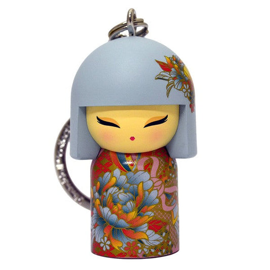 Kimmidoll 日本の女性の名前が付けられたこけしのキーホルダー(KAZUMI), TGKK275