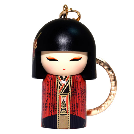 TGKK286, Kimmidoll Keychain Figure Kokeshi Doll (YUKINA)