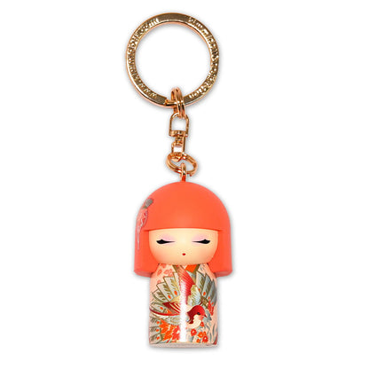 TGKK287, Porte-cles Kimmidoll, poupee Kokeshi (HIYORI)