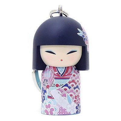 Kimmidoll 日本の女性の名前が付けられたこけしのキーホルダー(AYAKA), TGKKJP02