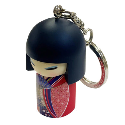 Kimmidoll 日本の女性の名前が付けられたこけしのキーホルダー(MAMIKO), TGKKJP04
