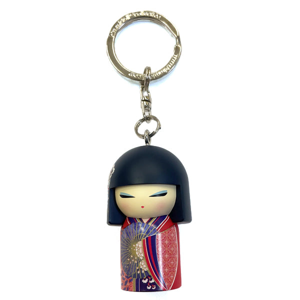 Kimmidoll 日本の女性の名前が付けられたこけしのキーホルダー(MAMIKO), TGKKJP04