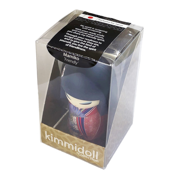 Kimmidoll 日本の女性の名前が付けられたこけしのキーホルダー(MAMIKO), TGKKJP04