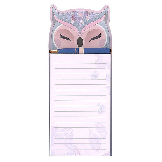 縁起物フクロウのマグネットメモパッド, WWS024